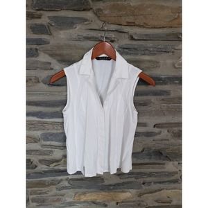 TAILOR Linen Buttoned Shirt White XS